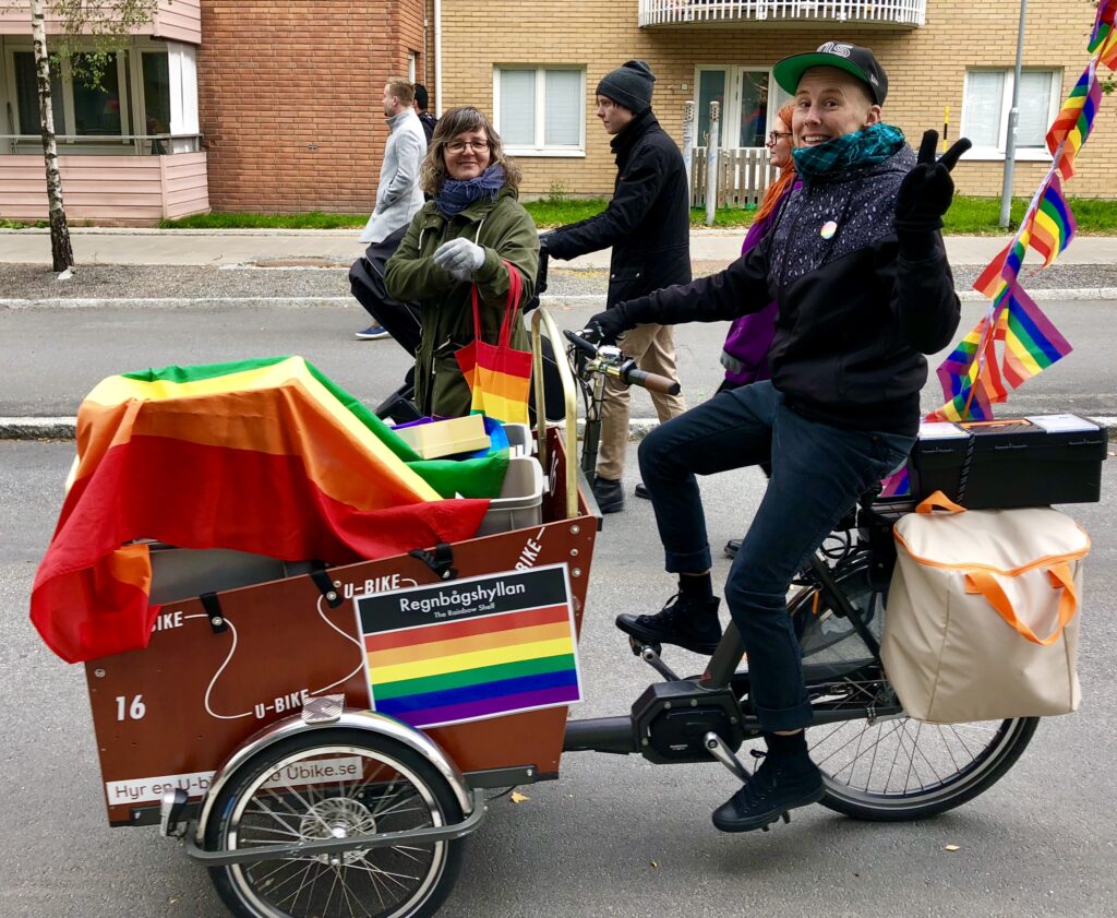Rainbow bicycle